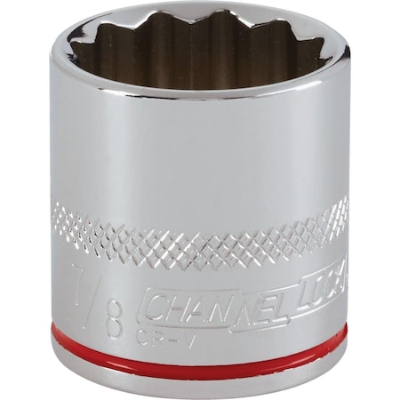 Channellock 3/8 In. Drive 7/8 In. 12-Point Shallow Standard Socket 347256